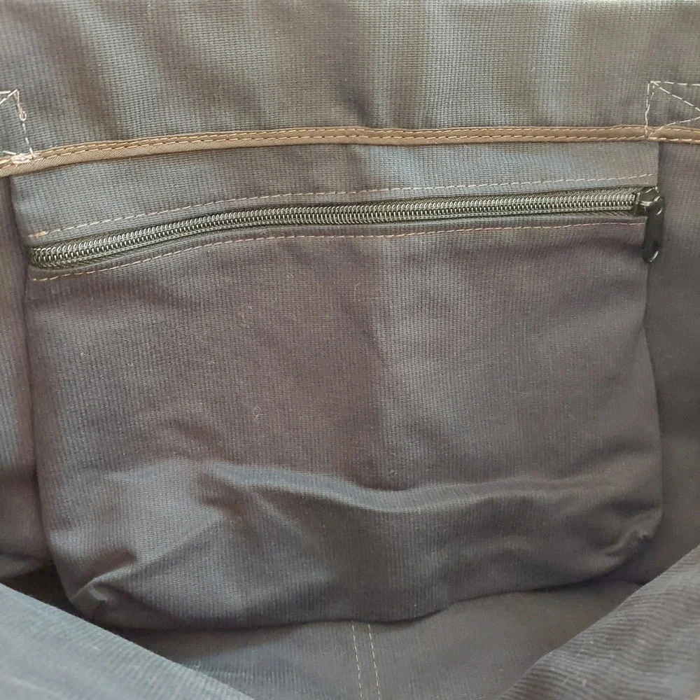 Stormy Kromer Dockside Shoulder Tote Bag Cotton Cord Black One Size $100 NEW!
